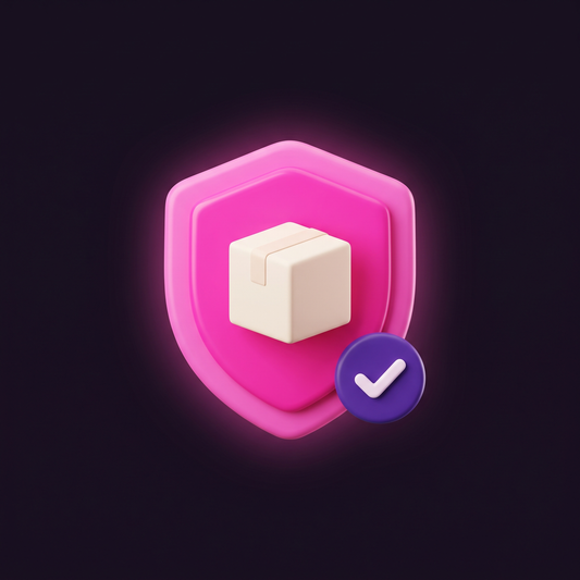 Shipping protection shield icon
