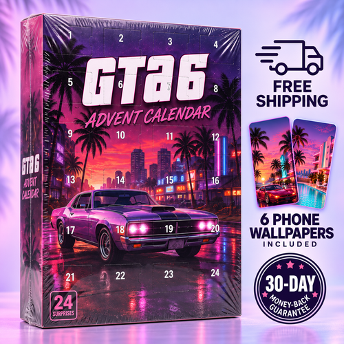 Vice Finds calendar with free shipping, six phone wallpapers included and a 30-day money-back guarantee.